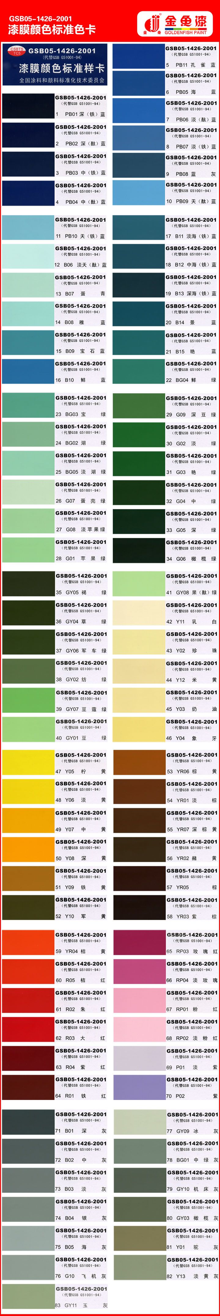 國標色卡GB查詢(圖1)